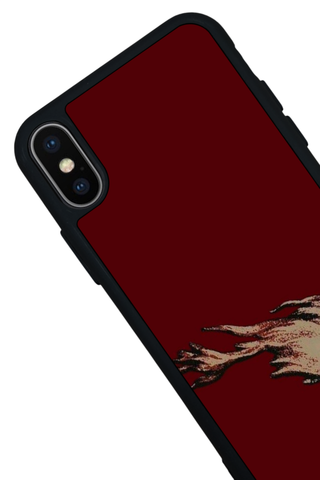 iPhone X/ XS Uyumlu Kalp Love Tasarımlı Glossy Premium Kılıf