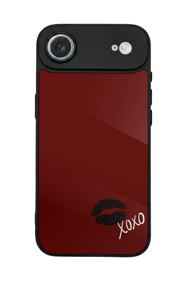 iPhone 17 Air Uyumlu Kalp Love Tasarımlı Glossy Premium Kılıf