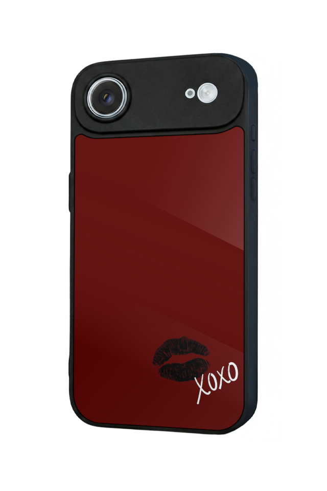 iPhone 17 Air Uyumlu Kalp Love Tasarımlı Glossy Premium Kılıf