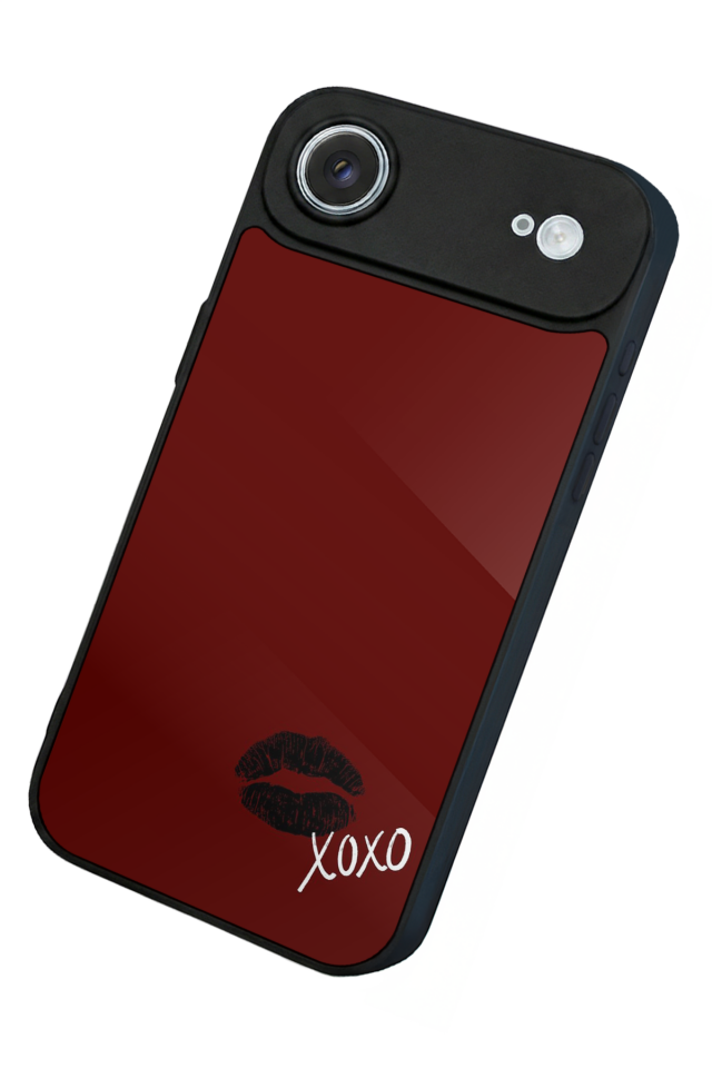 iPhone 17 Air Uyumlu Kalp Love Tasarımlı Glossy Premium Kılıf