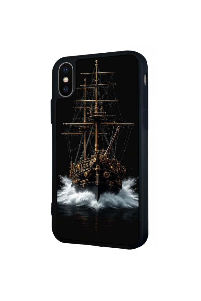 iPhone XS Max Uyumlu Korsan Tasarımlı Glossy Premium Kılıf