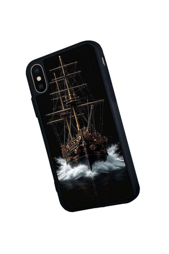 iPhone XS Max Uyumlu Korsan Tasarımlı Glossy Premium Kılıf