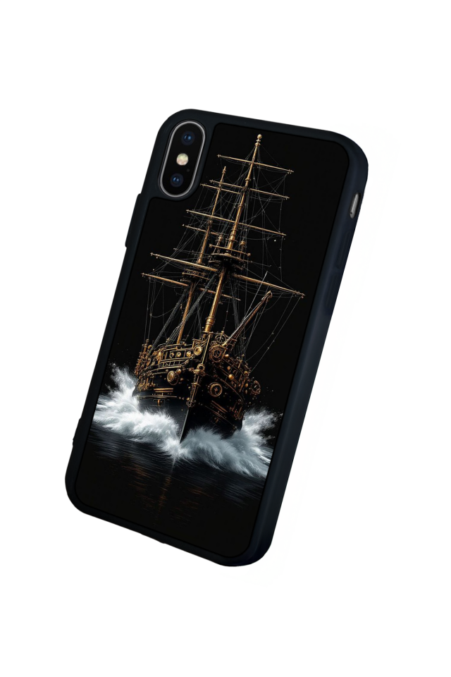 iPhone XS Max Uyumlu Korsan Tasarımlı Glossy Premium Kılıf