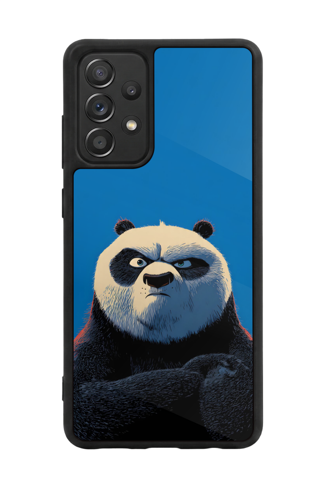Samsung Galaxy A72 Uyumlu Kung Fu Panda Tasarımlı Glossy Premium Kılıf