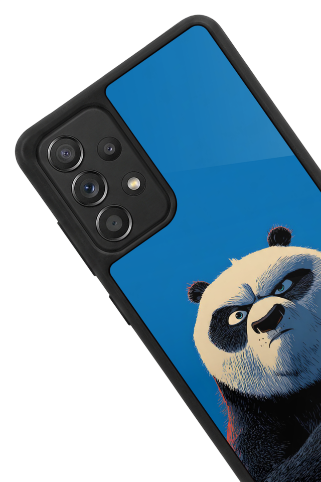 Samsung Galaxy A72 Uyumlu Kung Fu Panda Tasarımlı Glossy Premium Kılıf
