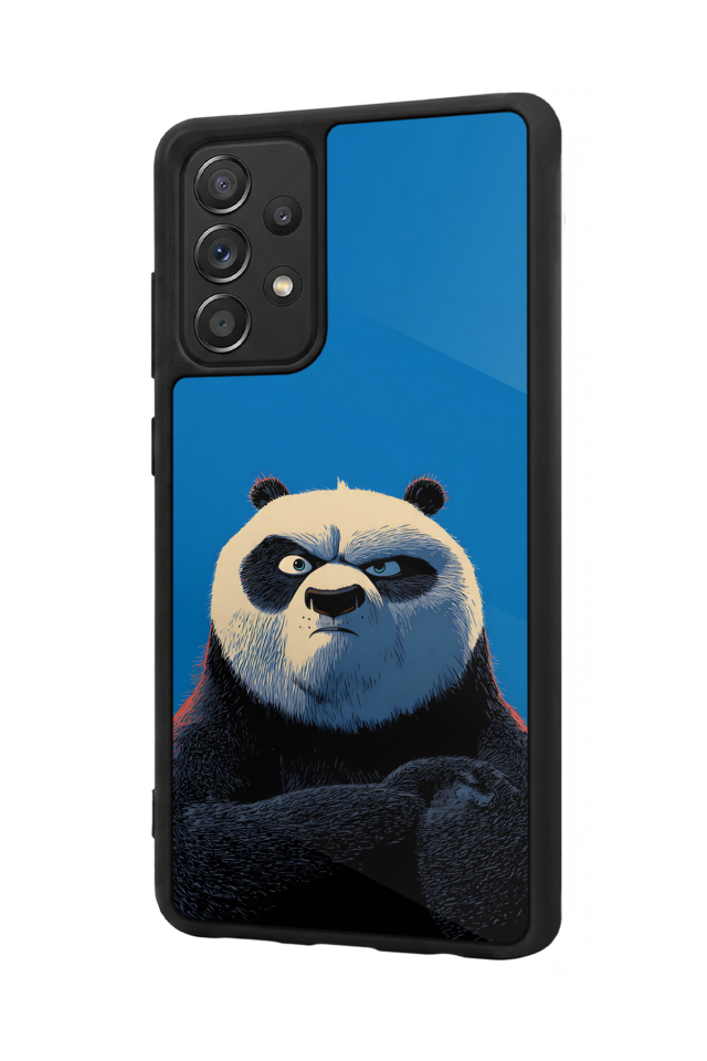 Samsung Galaxy A72 Uyumlu Kung Fu Panda Tasarımlı Glossy Premium Kılıf