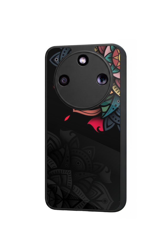 Honor Magic 8 Lite Uyumlu Mandala Tasarımlı Glossy Premium Kılıf