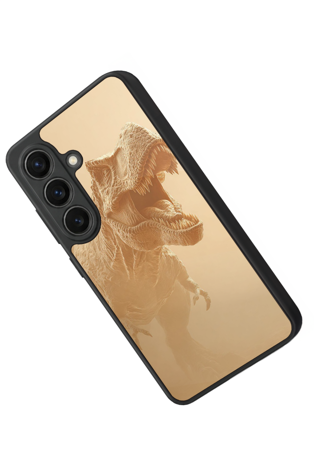 Samsung Galaxy S26 Uyumlu Dinazor Tasarımlı Glossy Premium Kılıf