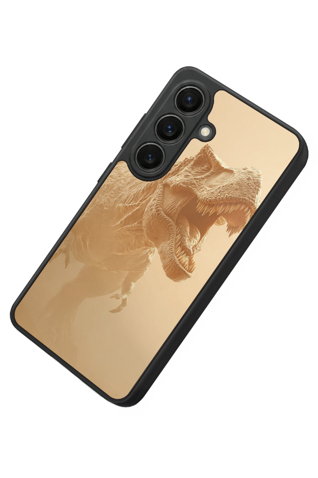 Samsung Galaxy S26 Uyumlu Dinazor Tasarımlı Glossy Premium Kılıf