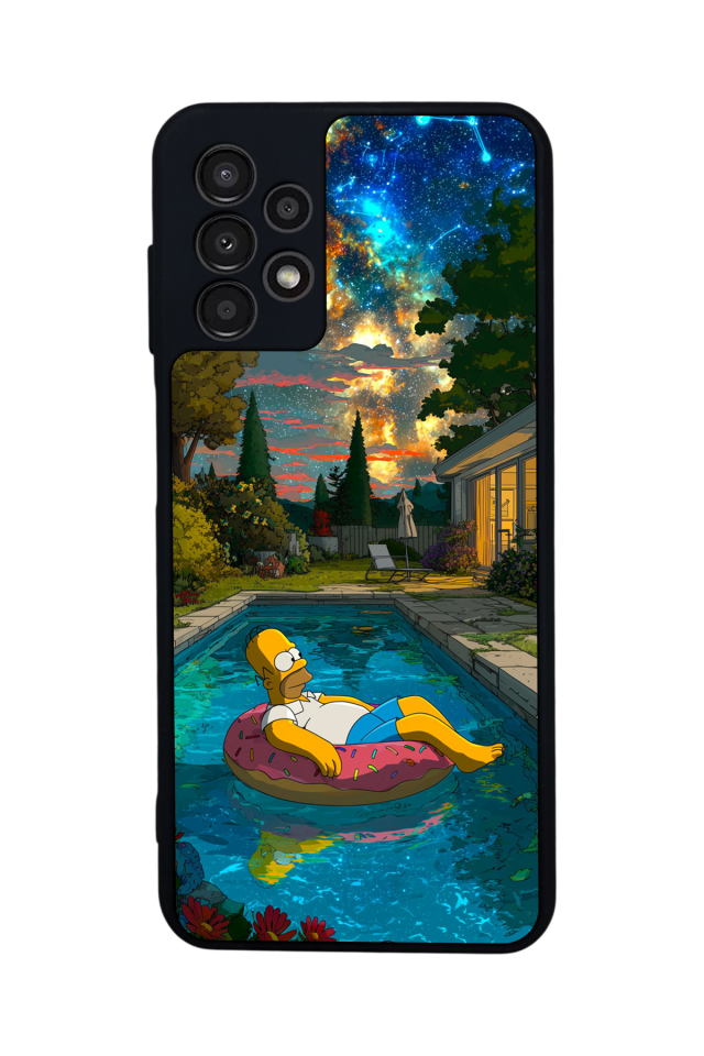 Samsung Galaxy A13 Uyumlu The Simpsons Tasarımlı Glossy Premium Kılıf