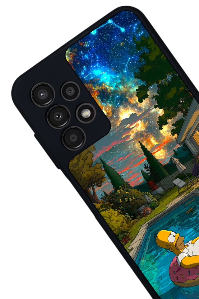 Samsung Galaxy A13 Uyumlu The Simpsons Tasarımlı Glossy Premium Kılıf