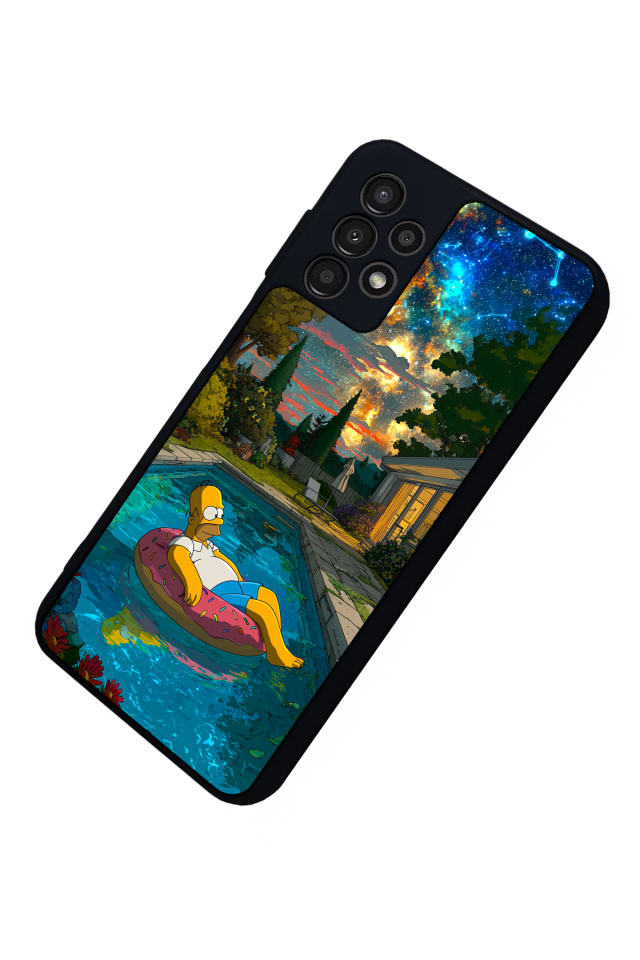 Samsung Galaxy A13 Uyumlu The Simpsons Tasarımlı Glossy Premium Kılıf