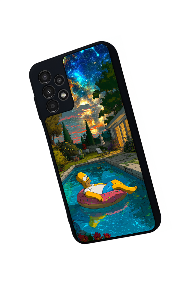 Samsung Galaxy A13 Uyumlu The Simpsons Tasarımlı Glossy Premium Kılıf