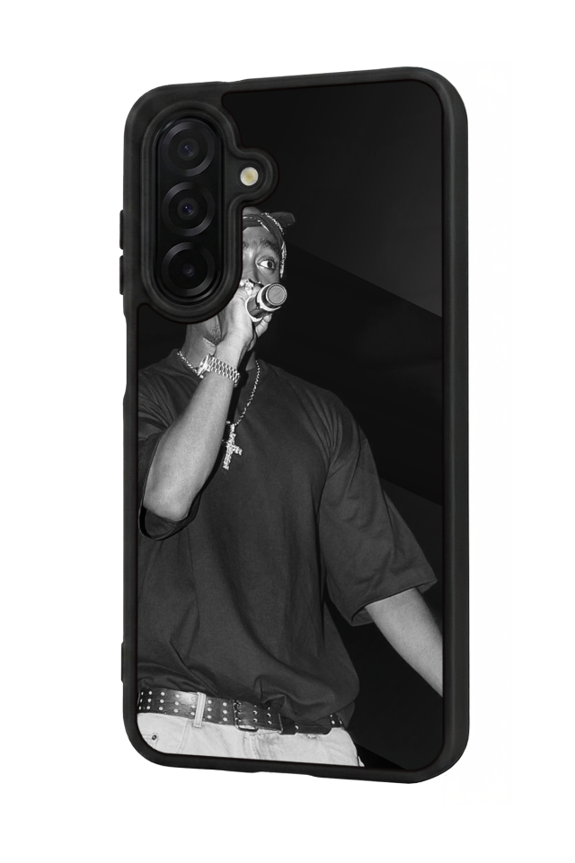 Samsung Galaxy A56 Uyumlu Tupac Tasarımlı Glossy Premium Kılıf