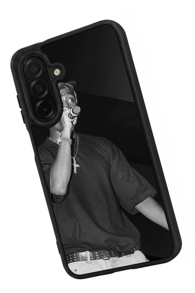 Samsung Galaxy A56 Uyumlu Tupac Tasarımlı Glossy Premium Kılıf