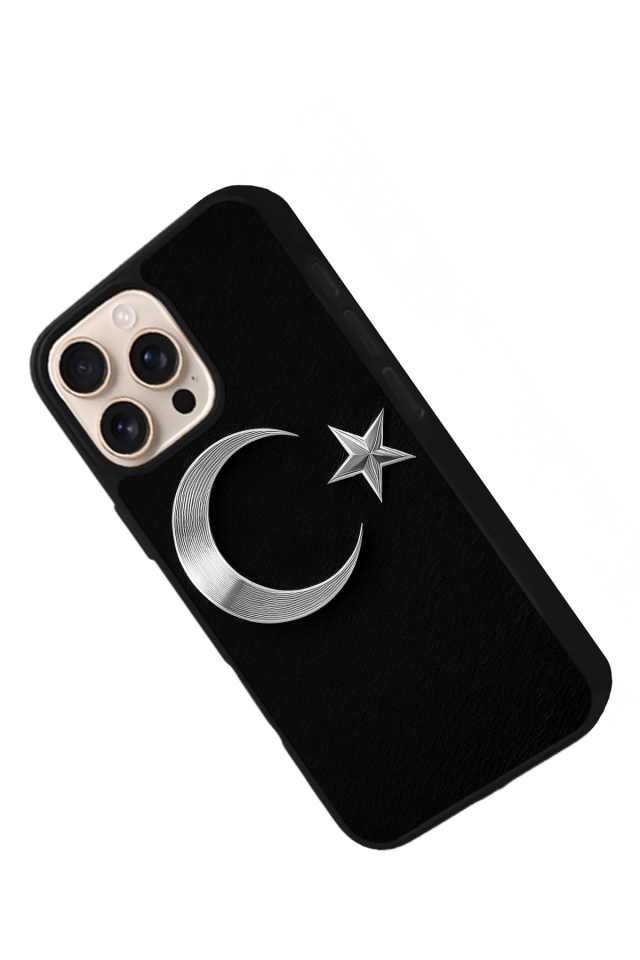 iPhone 16 Pro Uyumlu TürkBayragi Tasarımlı Glossy Premium Kılıf