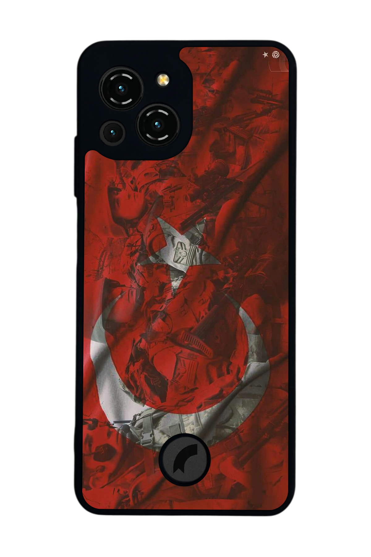 Reeder S23 Pro Max Uyumlu TurkBayragi Tasarımlı Glossy Premium Kılıf