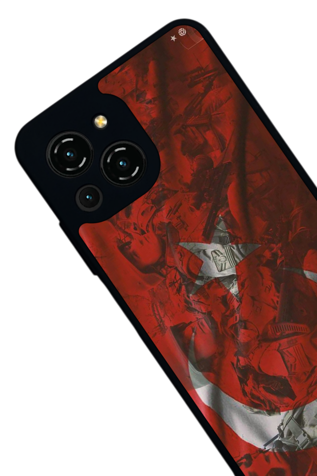 Reeder S23 Pro Max Uyumlu TurkBayragi Tasarımlı Glossy Premium Kılıf