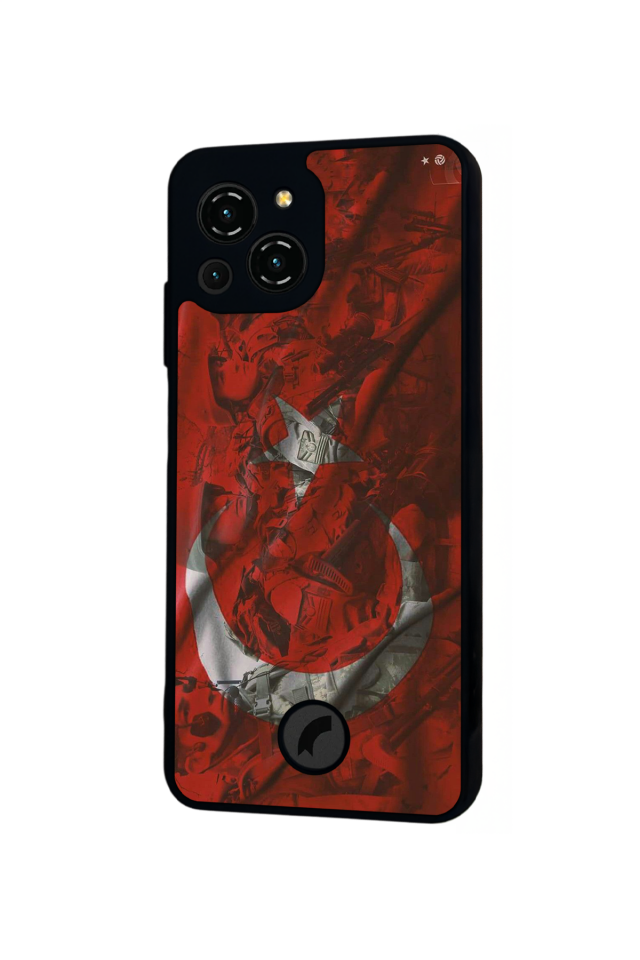 Reeder S23 Pro Max Uyumlu TurkBayragi Tasarımlı Glossy Premium Kılıf