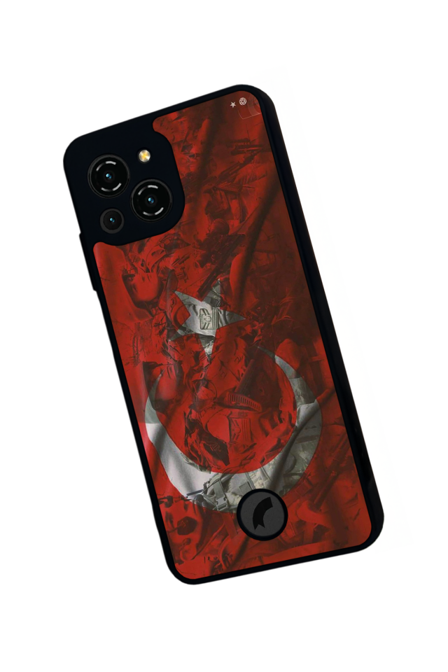 Reeder S23 Pro Max Uyumlu TurkBayragi Tasarımlı Glossy Premium Kılıf