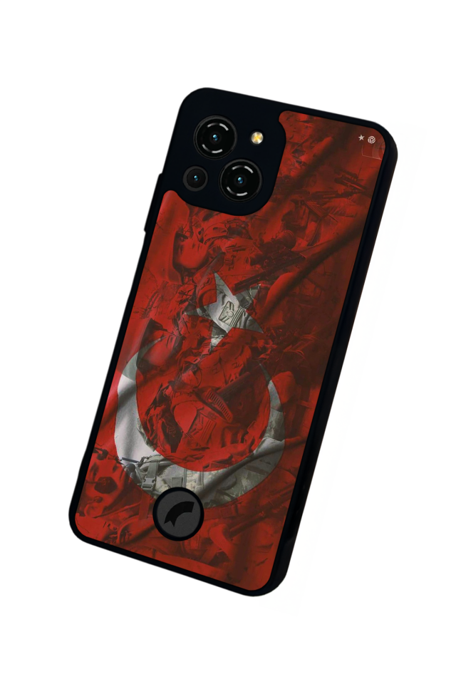 Reeder S23 Pro Max Uyumlu TurkBayragi Tasarımlı Glossy Premium Kılıf