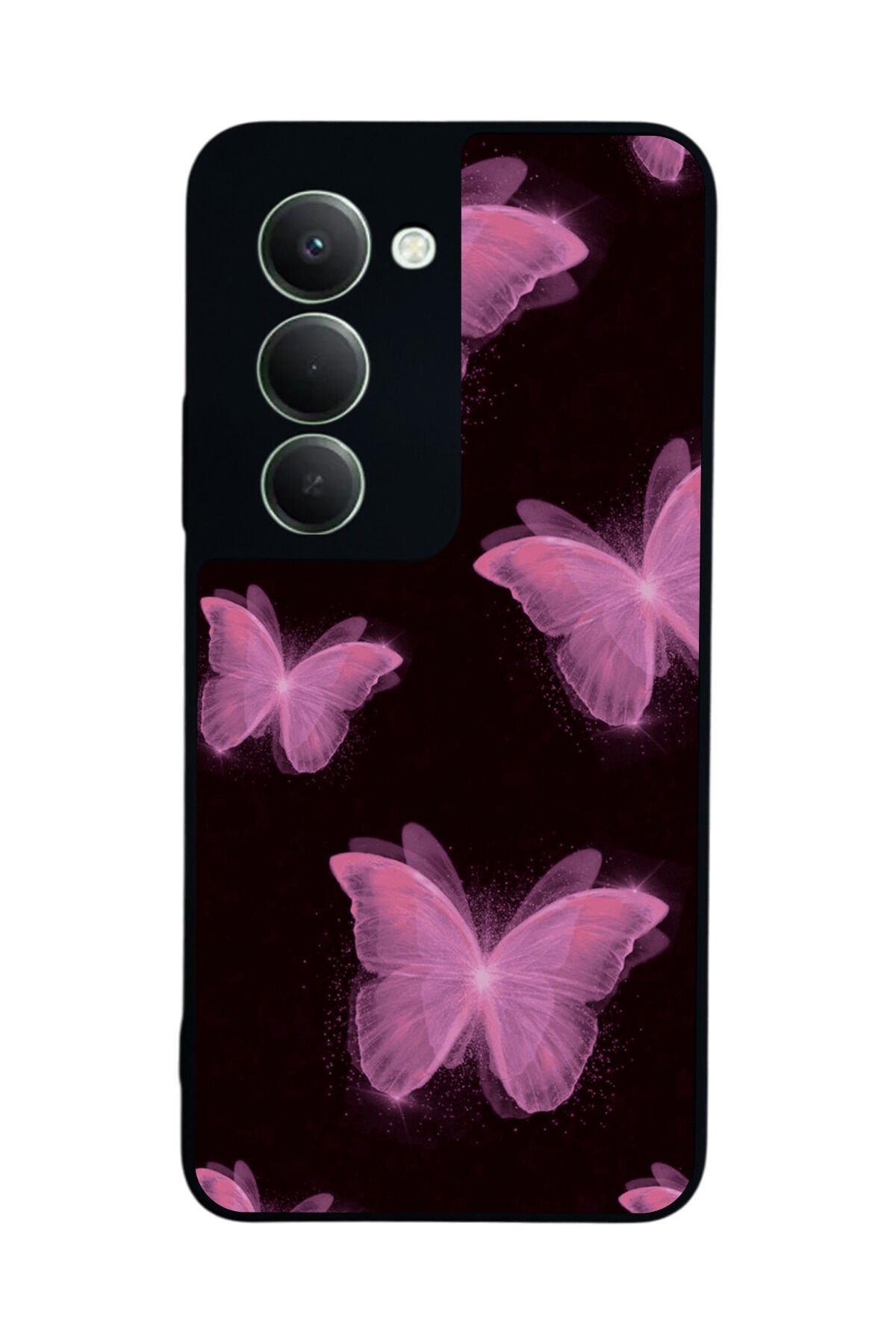 Xiaomi Redmi 15 5G Uyumlu Kelebek Tasarımlı Glossy Premium Kılıf