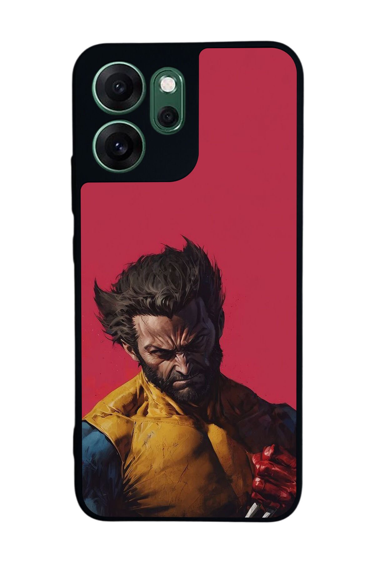 Oppo Reno 14F Uyumlu Wolverine Tasarımlı Glossy Premium Kılıf