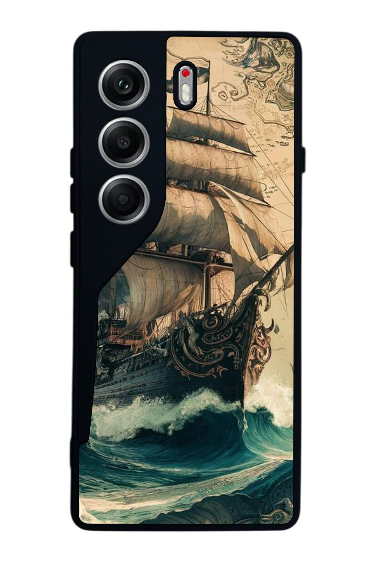Tecno Camon 40 Uyumlu Korsan Tasarımlı Glossy Premium Kılıf