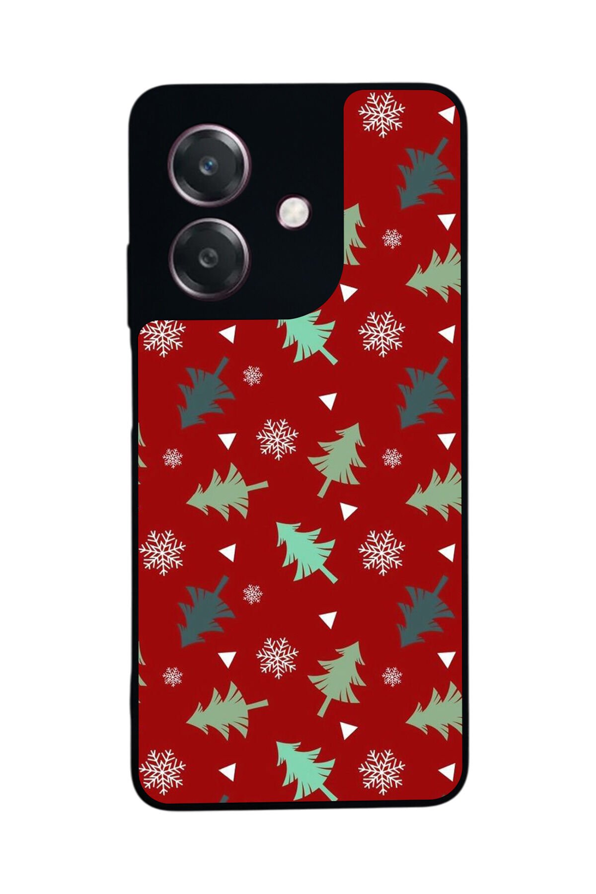 Oppo A3 5G Uyumlu Yilbasi Christmas Tasarımlı Glossy Premium Kılıf
