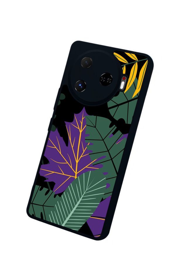 Tecno Camon 30 Pro Uyumlu Botanik Tasarımlı Glossy Premium Kılıf