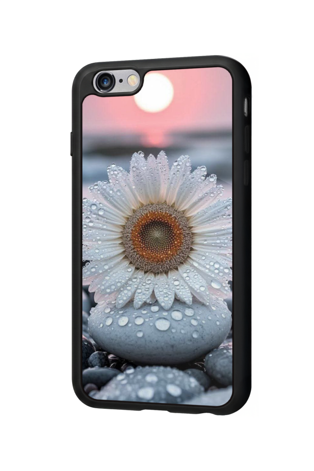 iPhone 6s Plus Uyumlu Cicek Tasarımlı Glossy Premium Kılıf