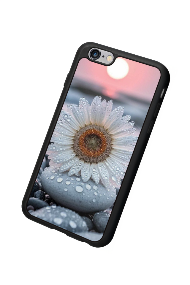 iPhone 6s Plus Uyumlu Cicek Tasarımlı Glossy Premium Kılıf