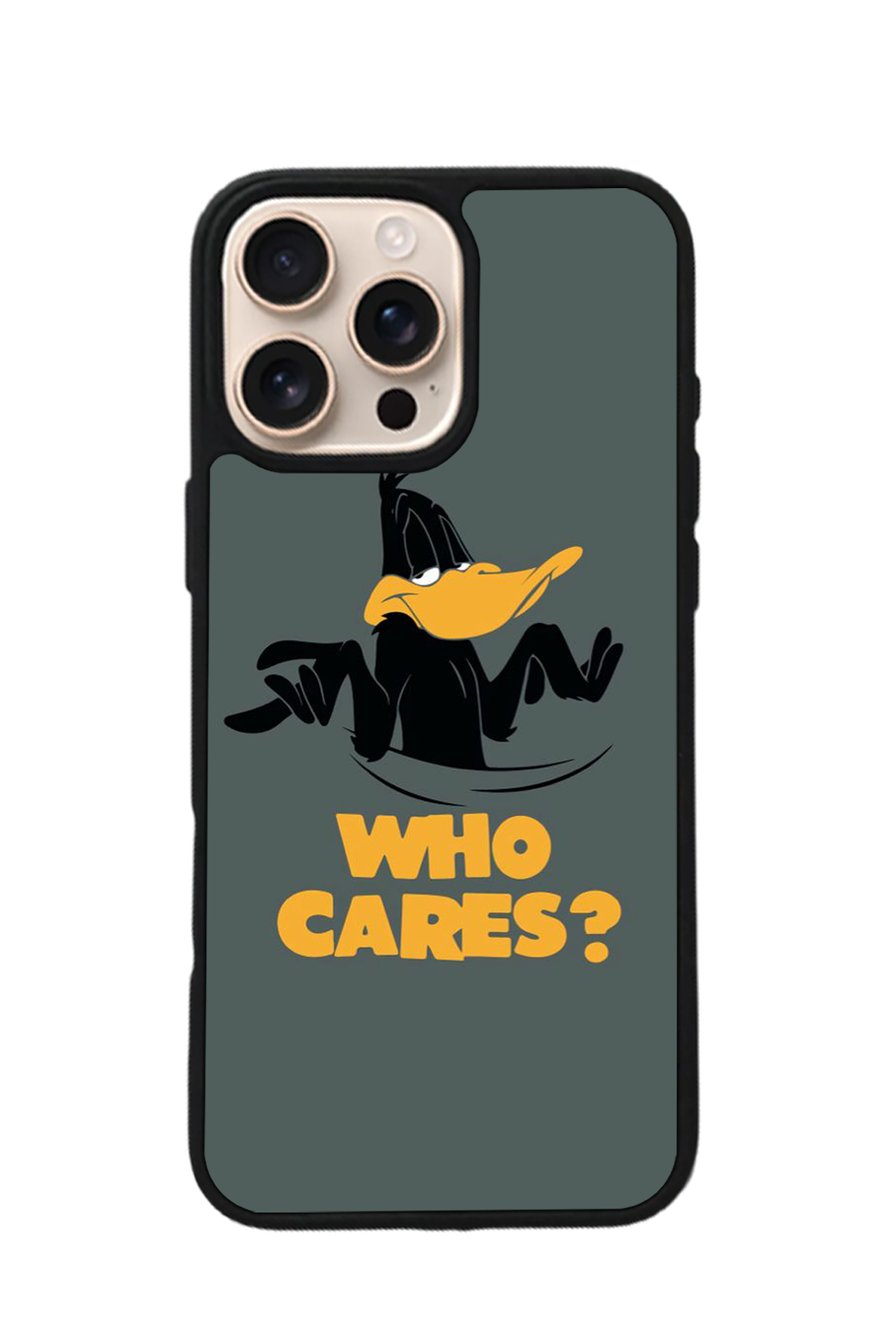 iPhone 16 Pro Uyumlu Daffy duck Tasarımlı Glossy Premium Kılıf