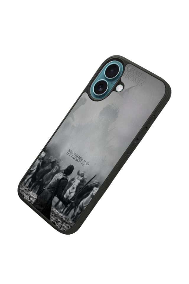 iPhone 16 Uyumlu GameOfThrones Tasarımlı Glossy Premium Kılıf