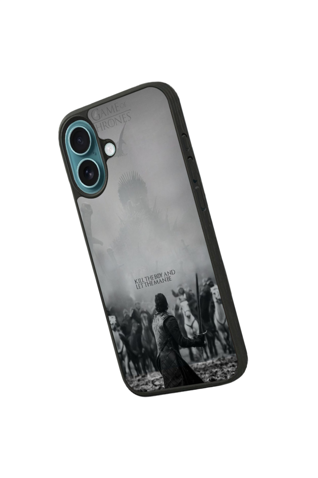iPhone 16 Uyumlu GameOfThrones Tasarımlı Glossy Premium Kılıf