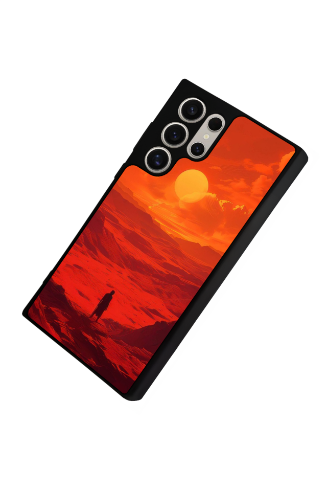 Samsung Galaxy S24 Ultra Uyumlu Güneş Tasarımlı Glossy Premium Kılıf