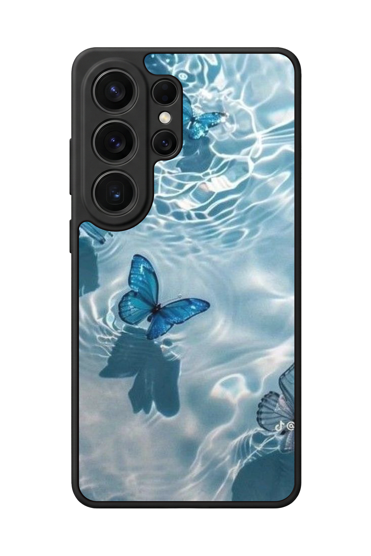 Samsung Galaxy S26 Ultra Uyumlu Kelebek Tasarımlı Glossy Premium Kılıf