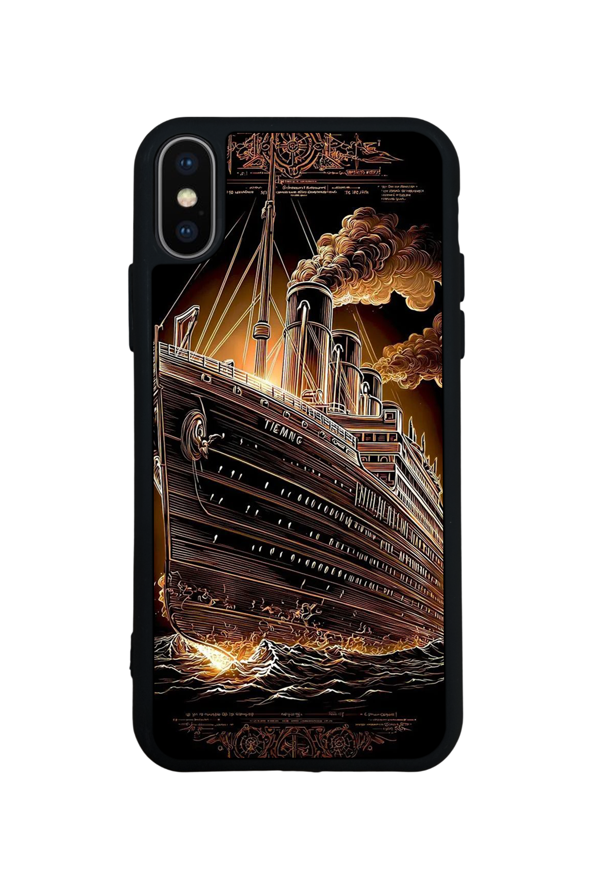 iPhone XS Max Uyumlu Korsan Tasarımlı Glossy Premium Kılıf