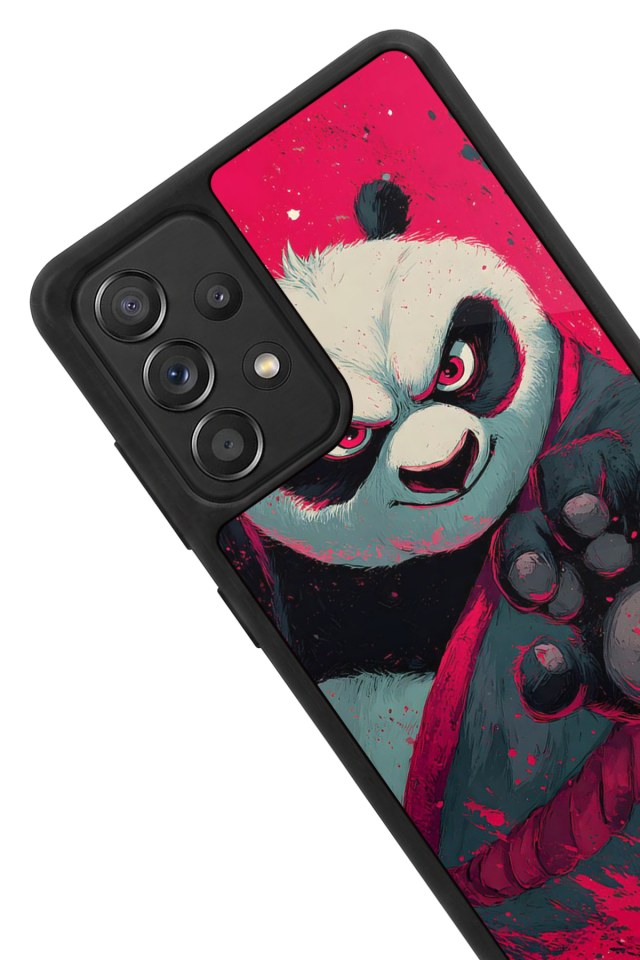 Samsung Galaxy A72 Uyumlu Kung Fu Panda Tasarımlı Glossy Premium Kılıf