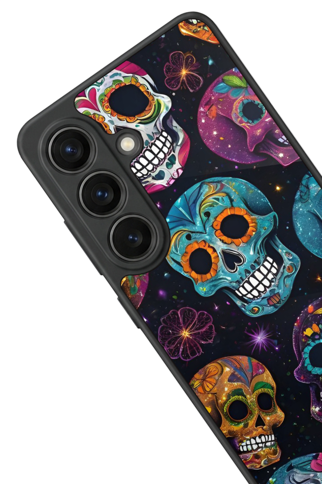 Samsung Galaxy S26 Uyumlu KuruKafa Tasarımlı Glossy Premium Kılıf