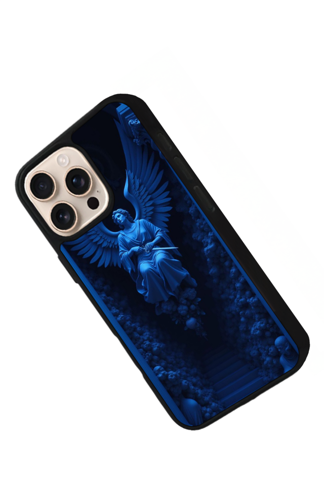 iPhone 14 Pro Max Uyumlu Melek Tasarımlı Glossy Premium Kılıf