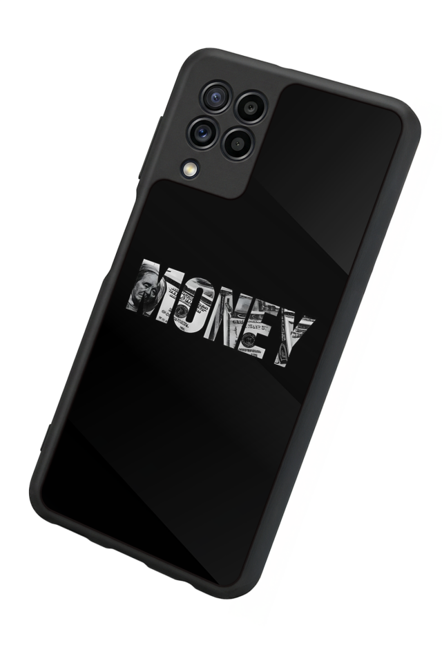 Samsung Galaxy M32 Uyumlu Money Para Tasarımlı Glossy Premium Kılıf