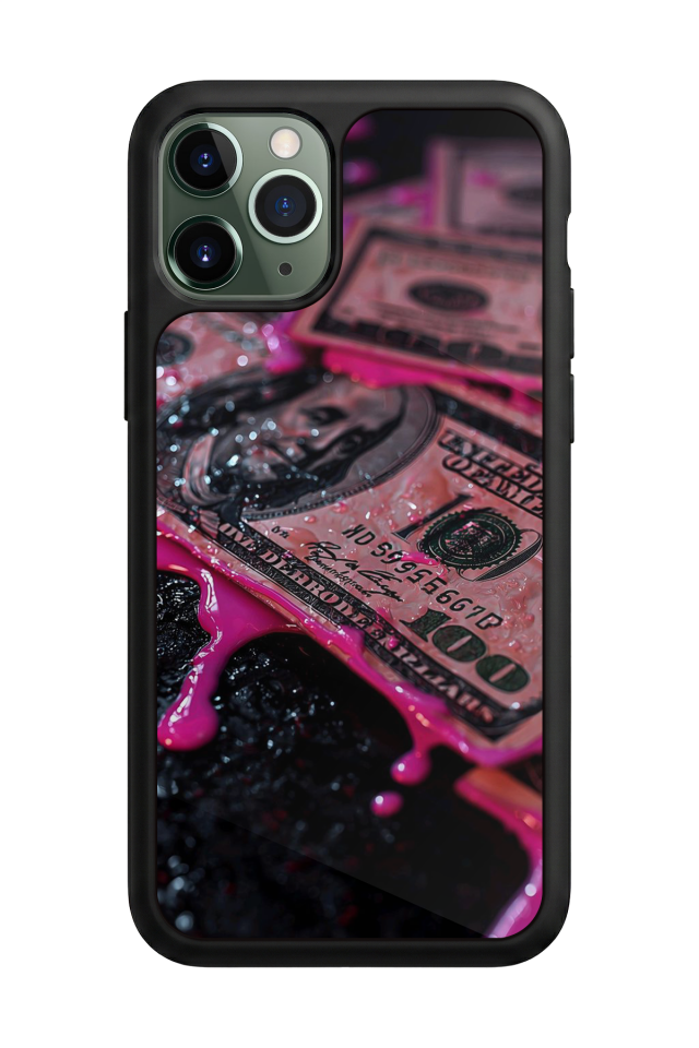 iPhone 11 Pro Max Uyumlu Para Tasarımlı Glossy Premium Kılıf