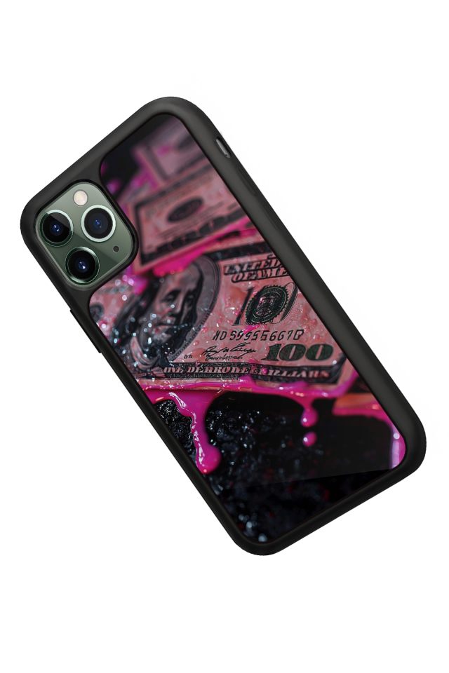 iPhone 11 Pro Max Uyumlu Para Tasarımlı Glossy Premium Kılıf