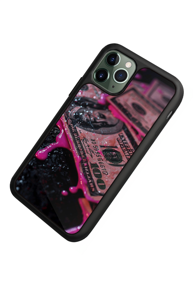 iPhone 11 Pro Max Uyumlu Para Tasarımlı Glossy Premium Kılıf
