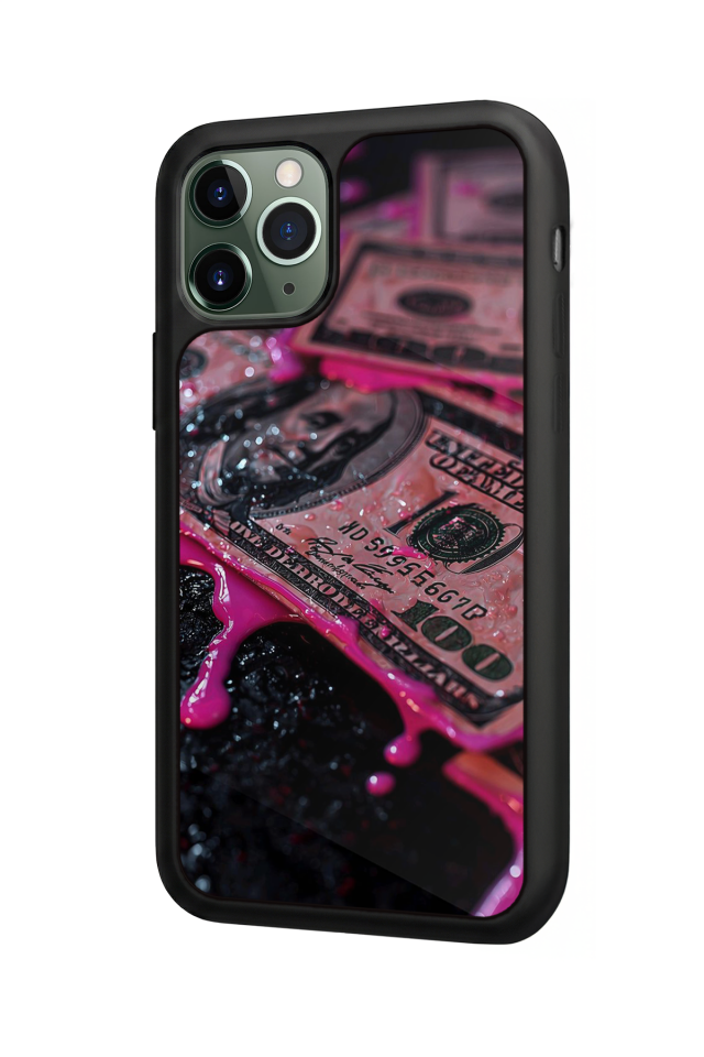 iPhone 11 Pro Max Uyumlu Para Tasarımlı Glossy Premium Kılıf