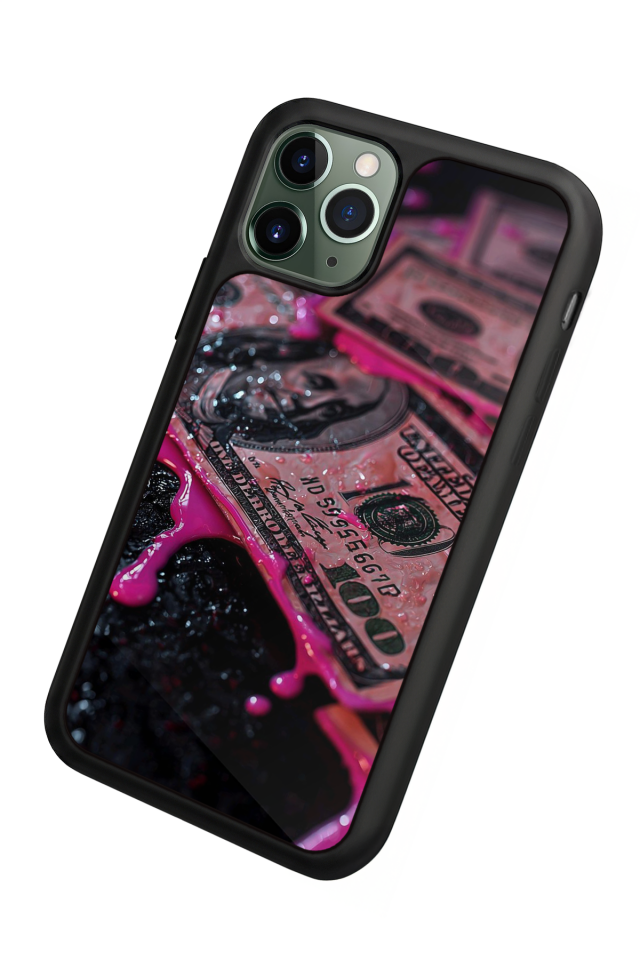 iPhone 11 Pro Max Uyumlu Para Tasarımlı Glossy Premium Kılıf