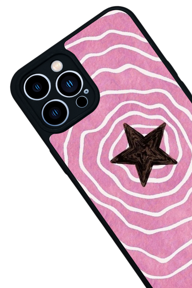 iPhone 12 Pro Max Uyumlu Retro Yildizlar Tasarımlı Glossy Premium Kılıf