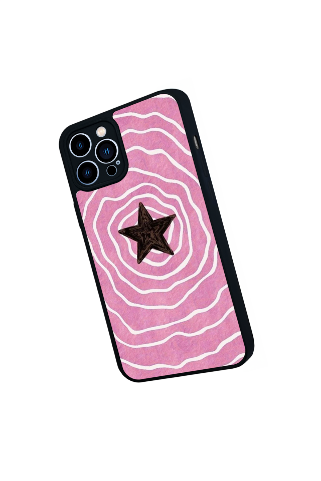 iPhone 12 Pro Max Uyumlu Retro Yildizlar Tasarımlı Glossy Premium Kılıf
