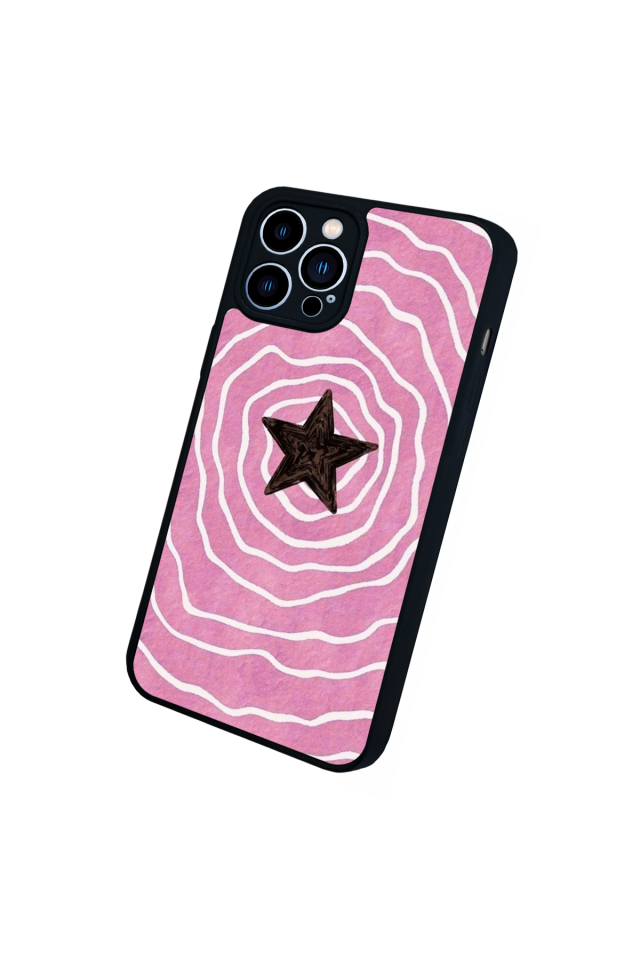 iPhone 12 Pro Max Uyumlu Retro Yildizlar Tasarımlı Glossy Premium Kılıf